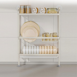 Cocina <span class=keywords><strong>de</strong></span> 3 niveles sobre el fregadero, vajilla, plato, cuenco, almacenamiento <span class=keywords><strong>de</strong></span> platos, estante <span class=keywords><strong>de</strong></span> secado <span class=keywords><strong>de</strong></span> platos <span class=keywords><strong>de</strong></span> <span class=keywords><strong>pared</strong></span>, <span class=keywords><strong>escurridor</strong></span> <span class=keywords><strong>de</strong></span> cubiertos - Product Image 4
