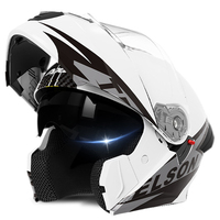 Casque de Moto Modulable ABS Tout-Terrain Unisexe avec Double Visière, Logo Personnalisé, Design Sportif et Relevable pour une Conduite Colorée et Tendance