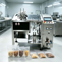 Machine d'emballage sous vide multifonctionnelle pour usage commercial, écran tactile PLC, pour liquides, pâtes, sauces, granulés, emballage alimentaire