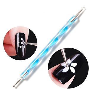 双端水晶手柄点笔亚克力艺术指甲女钻石Strass拾笔美甲贴纸水钻拾头器 - Product Image 4