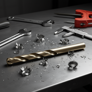 Foret cylindrique à pointe centrale Fervi 10 mm, outil de perçage de précision pour métaux - Product Image 3