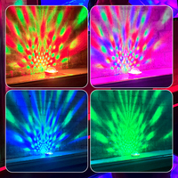 Mini bracelet LED disco portable USB, lumière laser de fête pour voiture et soirée