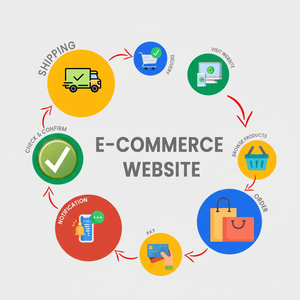 Cree el sitio web de comercio electrónico asequible y rentable de la mejor calidad para tiendas comerciales - Product Image 1