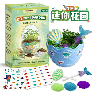 Juego de Juguetes de Jardín en Miniatura para Plantar Plantas Pequeñas en Macetas, Regalo para Niños de Jardín de Infancia, Cultivo DIY, Pequeño Regalo, Contenedor para Huevos de Pascua - Product Image 6