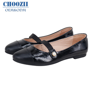 Ragazze adolescenti casuale decorazione della Perla di base piatta pattini di estate del bambino in vera pelle morbida di stile di balletto scarpe - Product Image 6