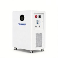 Système de stockage d'énergie tout-en-un SAMAS 16 kWh, batterie LiFePO4 12 kW, 51,2 V 314 Ah, onduleur intégré pour système solaire domestique hors réseau
