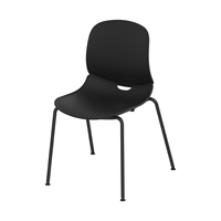 Chaise d'invité empilable au design simple, chaise de bureau colorée de haute qualité pour salle de conférence et usage invité