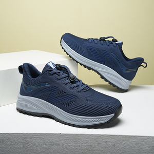 Zapatillas para caminar a <span class=keywords><strong>la</strong></span> moda para mujer signora ragazza sneaker maglia maglia grandi dimensioni casual scarpe da corsa uomo Sneaker - Product Image 4