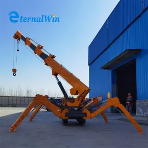 Eternalwin 3 Ton Teleskopik Spider Boom Crane untuk Amerika