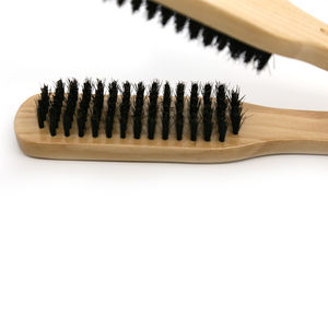Peigne à cheveux en bois pliable antistatique à double brosse pour salon de coiffure, vente chaude 2020 - Product Image 5