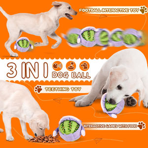 Üretici köpek çiğnemek topu interaktif köpek oyuncak yavaş besleyici köpek bakımı dağıtıcı oyuncaklar Pet çiğnemek oyuncaklar - Product Image 4
