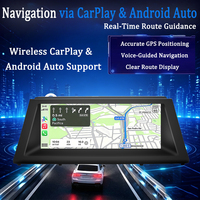Lecteur vidéo de navigation Carplay, Android Auto, système Linux LELV pour BMW X5 E70 X6 E71 8,8 pouces 2007-2013