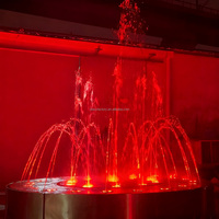 Grande Fontaine Dansante pour Bassin avec Jets Arc Nuit à LED RGB Contrôlés par Programme, Spectacle de Jets Super Haute Puissance pour Projet de Place Publique