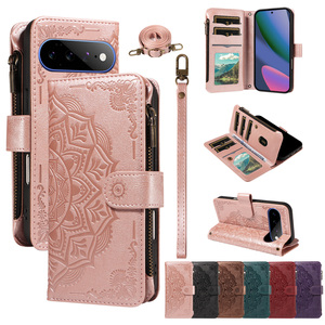 Funda tipo cartera cruzada para Samsung <span class=keywords><strong>Galaxy</strong></span> A05/A05S/A15/A25/A35/A55/A53 con cremallera y tarjetero - Product Image 1