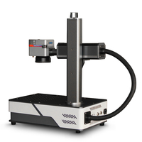 Marqueur laser fibre CNC portable de bureau 20W 30W 50W, prix de la machine de marquage laser fibre 50W pour la gravure sur métal