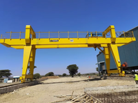 Grue à portique à double poutre pour levage industriel 10 tonnes 30 tonnes Équipement industriel