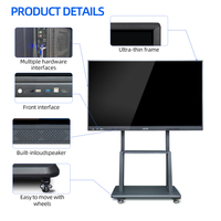 Panneau de vision interactif à écran tactile LCD 4K JOMEtech HD Smart Android Pizarras pour l'école