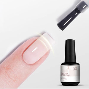 MH nouveaux produits idée 2023 salon de pédicure professionnel magasin de fournitures d'ongles utiliser protéine réparation couche de base gel vernis - Product Image 1