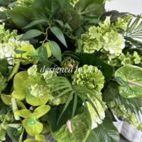 IFG fleuriste approvisionnement et matériaux 75cm vert émeraude soie mariage fleur boule centres de table pour la cérémonie de mariage événement romantique
