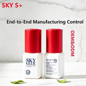 Colle à cils professionnelle Sky S+ Marque <span class=keywords><strong>privée</strong></span> Améliore le volume Liquide Sans alcool Imperméable Tenue 6-7 semaines - Product Image 1