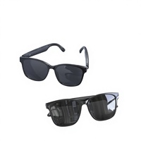 Lunettes de traduction IA HYUNDAI HY-C8 avec écouteurs, microphone, haut-parleur, chargement Type-C, interprétation simultanée 75 langues IA