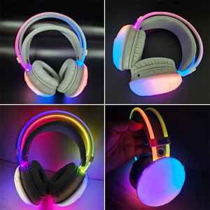 HiFi-Klang qualität RGB LED Headst PG830 Kopfhörer mit externer Mikrofons chnitt stelle Nettes Design für Night Plaza - Product Image 2