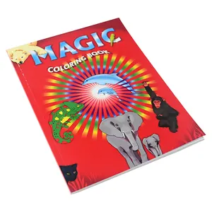 Black And White Primary School Children Magic Coloring Drawing Writing Book For Kids