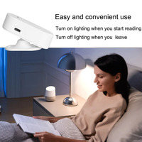 Sensor Gerak PIR dengan Kontrol Aplikasi Smart Life Tuya Otomatisasi Rumah Sensor Gelombang Mikro 24G mm Sensor Kehadiran USB Charge Presense Sensor