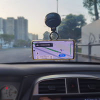Support magnétique pour téléphone, rotation à 360 degrés, base à ventouse flexible pour tableau de bord de voiture, pare-brise, ajustement universel 4''-7''