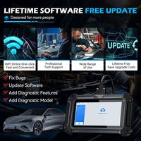 Herramienta de Diagnóstico de Sistemas D6, Escáner OBD2 CAN FD FCA, Lector de Códigos, Reconocimiento Automático de VIN, Más de 15 Funciones de Reinicio, Máquina de Diagnóstico para Automóviles