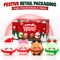 Nouveauté : Jouet Squishy de Noël, Jouets à Presser de Noël, Jouet Squishy Géant à Presser et à Fronter, Jouet Promotionnel