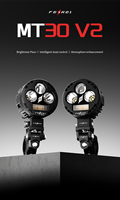 Ferei MT30V2 Phare auxiliaire de moto à 4 lentilles, projecteur intelligent en alliage, système d'éclairage avant/arrière, garantie 2 ans