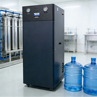 Purificador de Agua EDI de Doble Ósmosis Inversa de 400 GPD con Bomba y PLC para Pequeñas y Medianas Empresas, Control Totalmente Automatizado, Certificado CE, Filtro de 20 Pulgadas