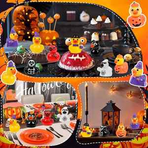 Nouveauté 2026 : Accessoires de bijoux en résine pour micro-paysages DIY, thèmes Halloween (Diavol, Fantôme, Canard, Citrouille) - Vente Flash - Product Image 4