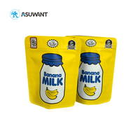Petits sacs d'emballage en mylar de bonbons à biscuits avec zip-lock refermables imprimés personnalisés Pochette en mylar anti-odeur