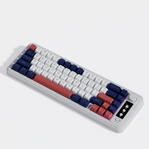 Bàn phím chơi game 67 phím 65% tiện dụng 2.4G không dây RGB có đèn nền bàn phím chơi game đa phương tiện có thể sạc lại - Product Image 3