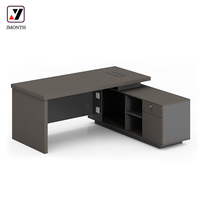 Bureau de PDG de conception moderne pour le bureau de l'entreprise Table de bureau de directeur exécutif durable avec certificat CE