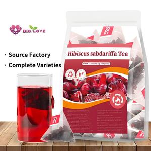ชาคอตตอนโรส ฮิบิสคัส โรส ชาชารอน คลาสสิค เทรย์ฟลาวเวอร์เบลนด์ กลิ่นหอมดอกไม้เข้มข้น รสชาติแบบซุปสีแดง บรรจุในถุงรักษาความสดรูปสามเหลี่ยม - Product Image 4