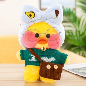 duck with glasses plush