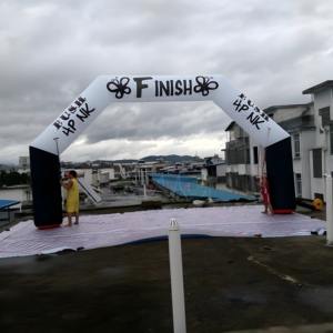 Lengkungan selamat datang tiup besar untuk acara luar ruangan balap garis menyelesaikan olahraga pintu masuk promosi tiup - Product Image 4