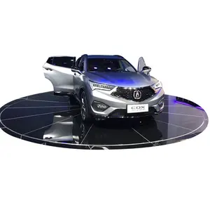 360度駐車場回転プラットフォーム回転車ターンテーブル車プラットフォームロータリーを表示