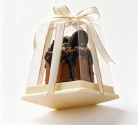 Boîte cadeau pour desserts en matériau PP personnalisable, haut de gamme, écologique, recyclable, marque Cholyn, modèle CLP-PSO-F101, épaisseur 0,3 mm, imprimable