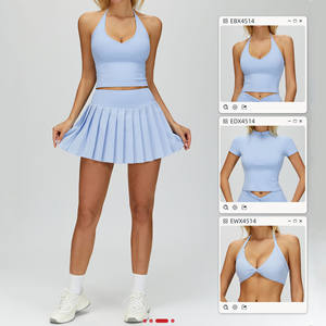 Verbreitertes und elastisches Taillendesign, leichtes, bequemes Sportkleid mit integrierter Leggings und Aufbewahrungstasche, <span class=keywords><strong>2</strong></span>-in-1-Tenniskleid. - Product Image 5