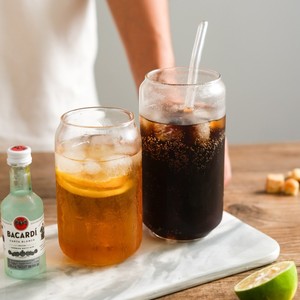 500ml nóng Bán Nhiệt chống Coke Borosilicate cốc thủy tinh lạnh uống nước trái cây trà sữa Cà Phê Cốc thủy tinh với nắp tre - Product Image 4