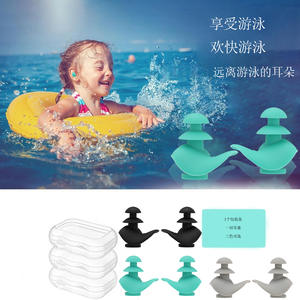 Tapones para los Oídos de Silicona Personalizados al por Mayor, Impermeables, con Reducción de Ruido, para Nadar, Jugar, Bañarse y Spa - Product Image 2