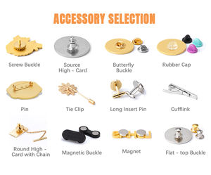 Nieuwe bedrijfsactiviteit metaalbadge verfbadge schoolembleem zinklegering metaalembleem - Product Image 4