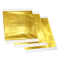 Feuille d'or 14*14cm Taiwan à la main pour film plafond dorure feuilles d'or pour meubles décoration de la maison papier feuille d'or