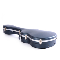 RAS-C-SG-GY OEM Vente en gros Étui de guitare acoustique classique à coque rigide ABS de haute qualité Épaissi Antichoc Imperméable Bleu Longue fourrure