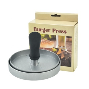 Novo Molde de Metal Antiaderente para Hambúrguer Smash <span class=keywords><strong>Burger</strong></span> com Base para Descongelamento de Carne e Churrasco - Product Image 2