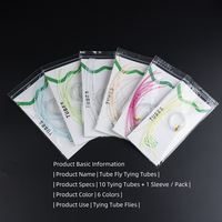 Tabung Plastik Hollow Main Tube Semi-Rigid Liner Tubing untuk Bahan Pembuatan Umpan Pancing Salmon